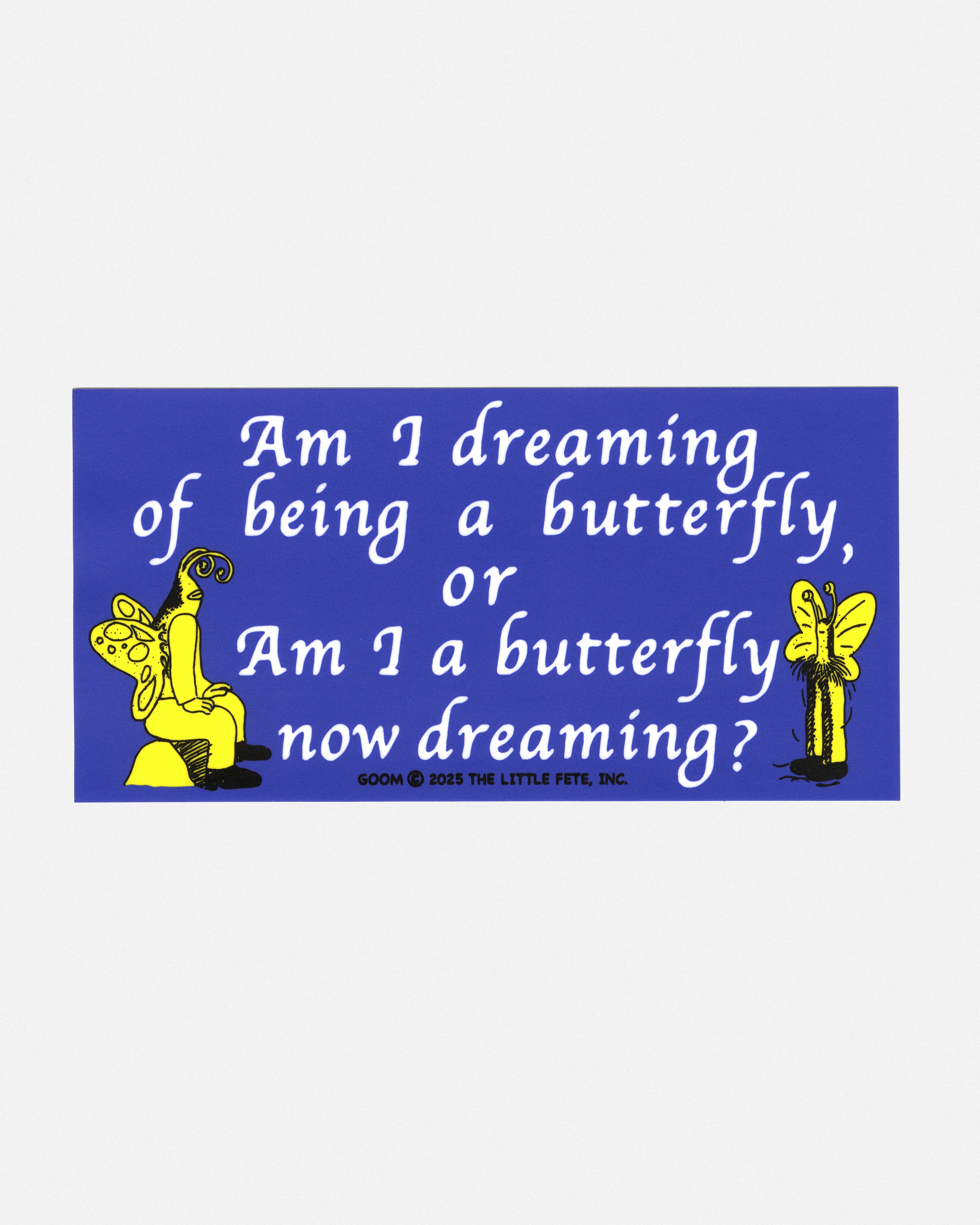 Butterfly Dream Bumper Sticker