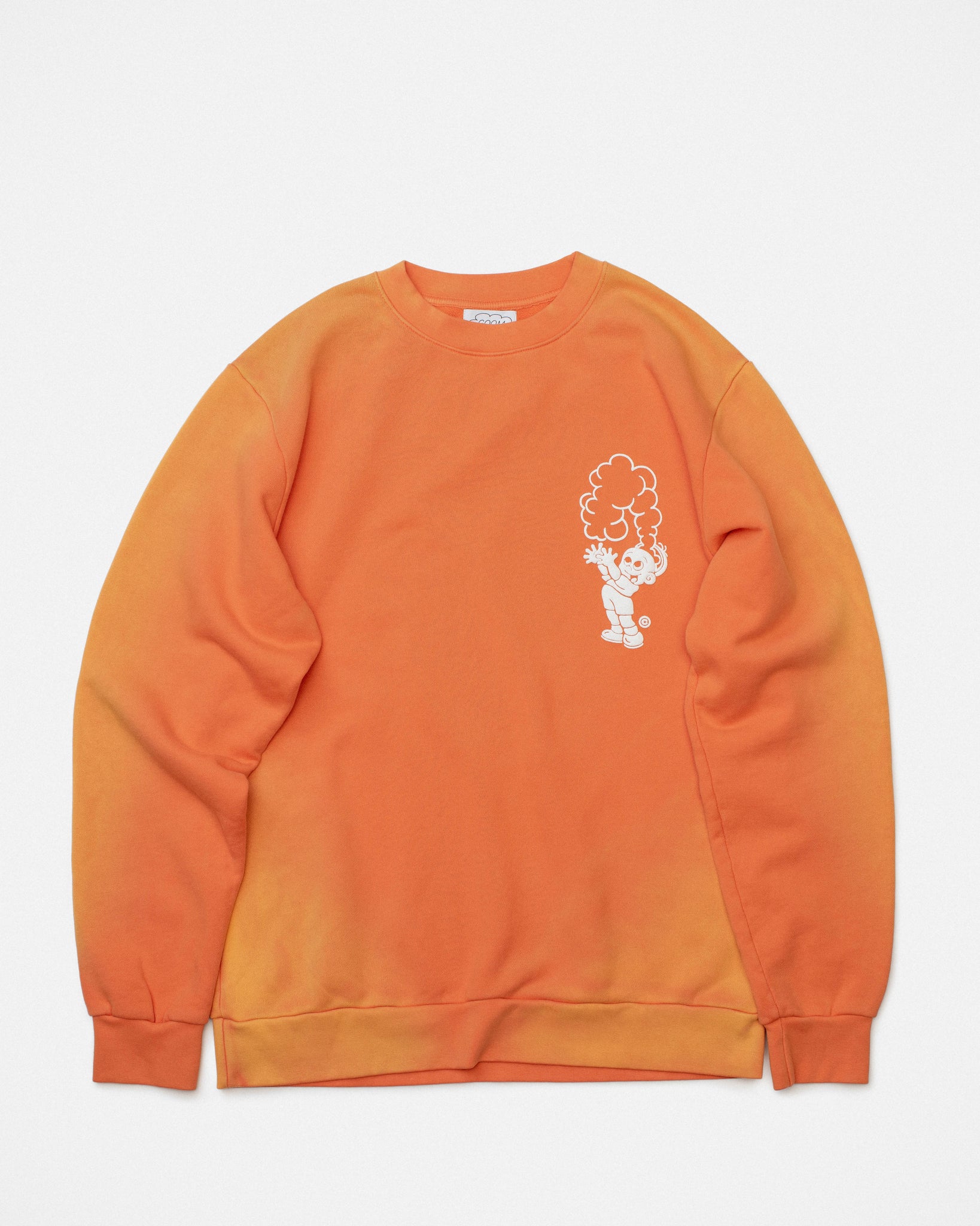 Cloudhead Sweatshirt - Sun faded Orange