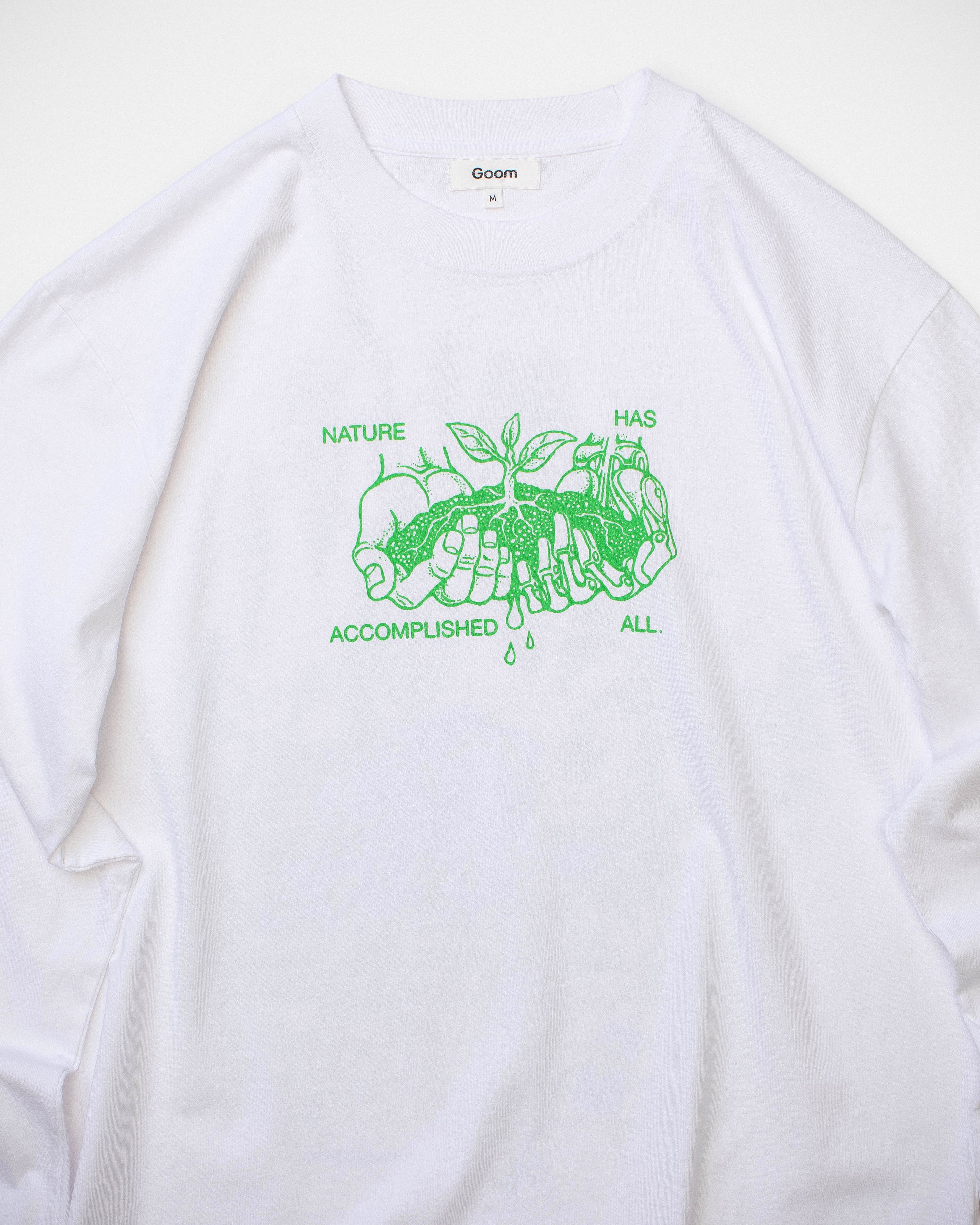 Electro Garden LS Tee - Optic White