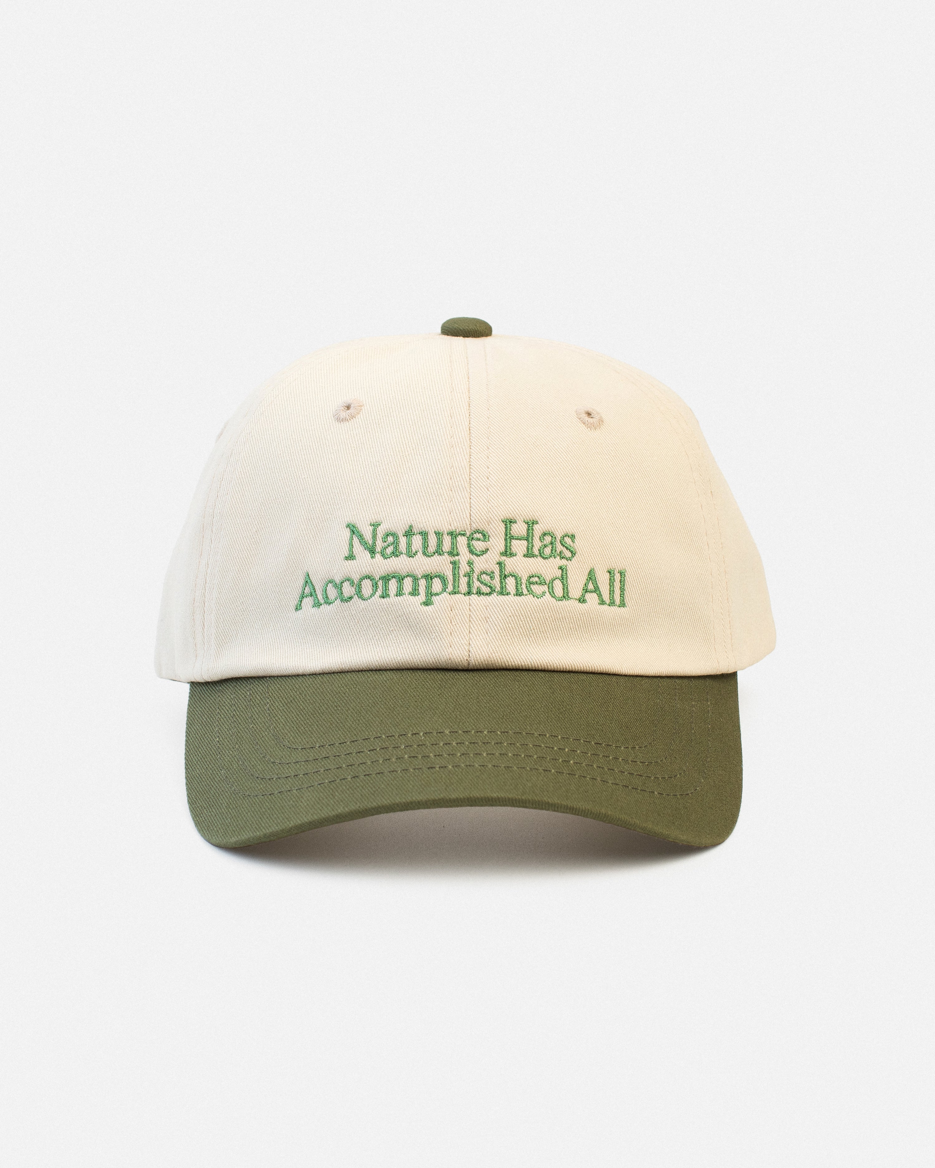 Nature Has Accomplished All Hat - Off-white/Olive