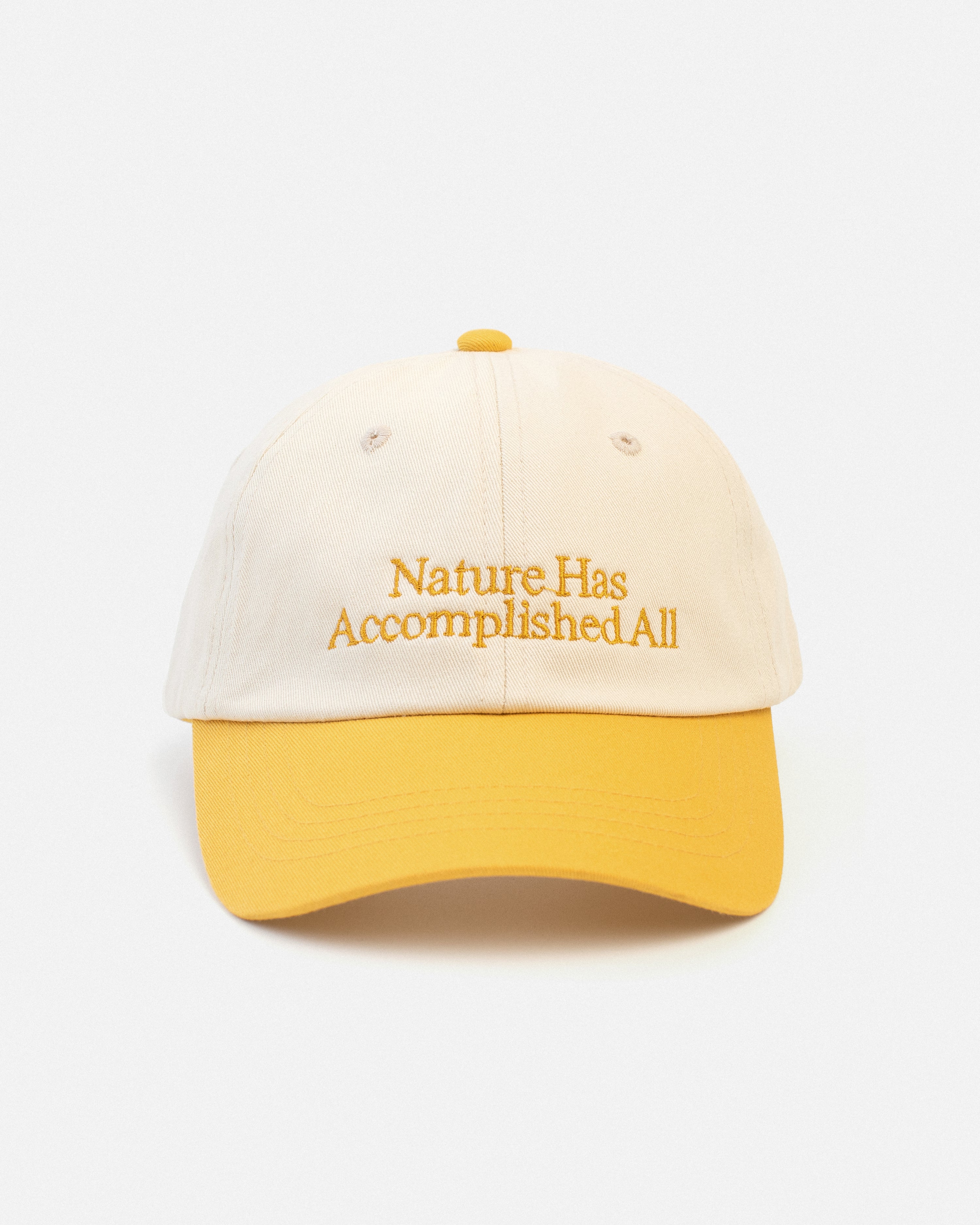 Nature Has Accomplished All Hat - Off-white/Yellow