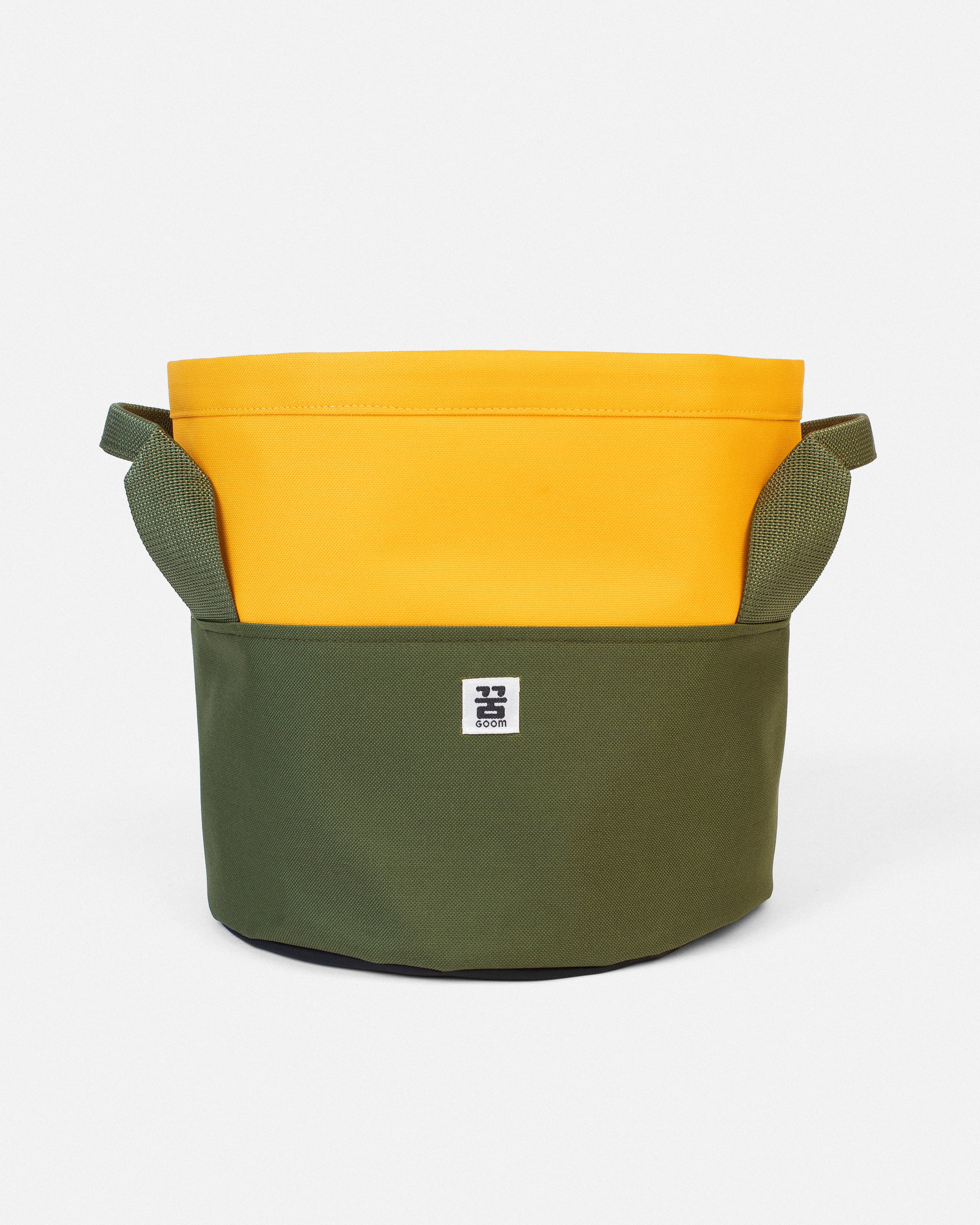 Planter Cover - Yellow/Olive