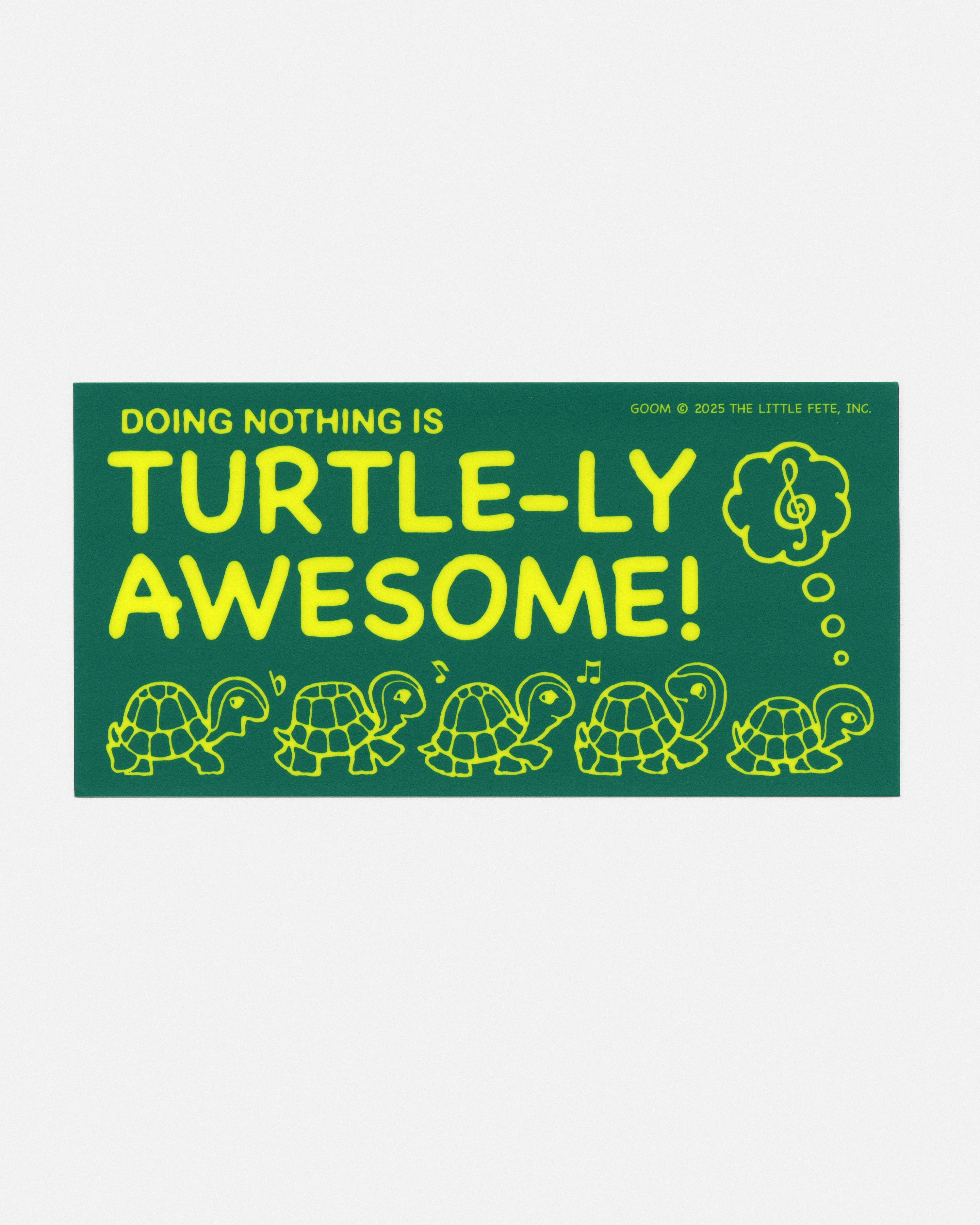 Turtle-ly Awesome Bumper Sticker