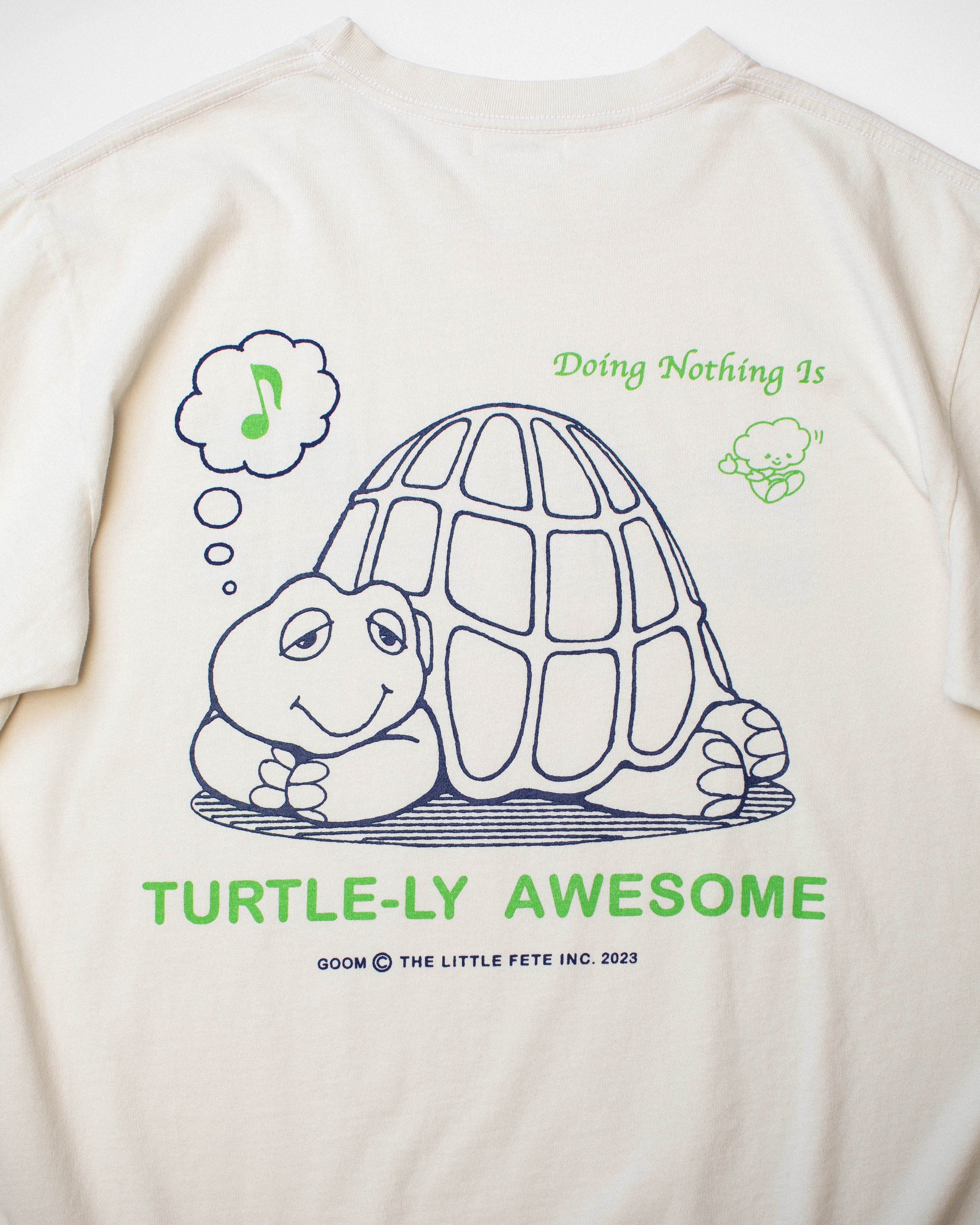 Turtle-ly Awesome Tee - Egret